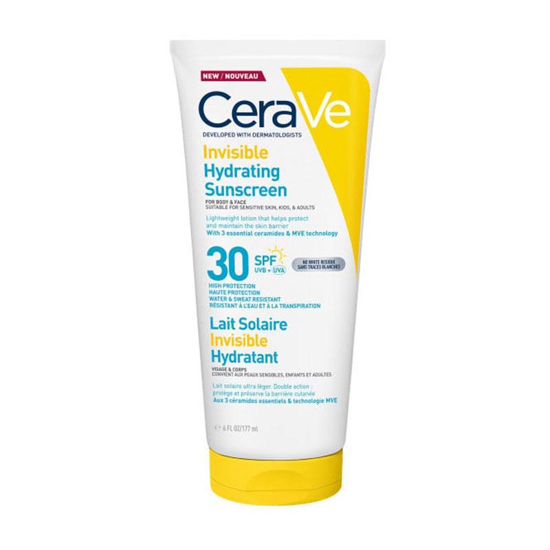 Φωτογραφία προϊόντος: CeraVe Invisible Hydrating Sunscreen Face + Body SPF30 177 ml