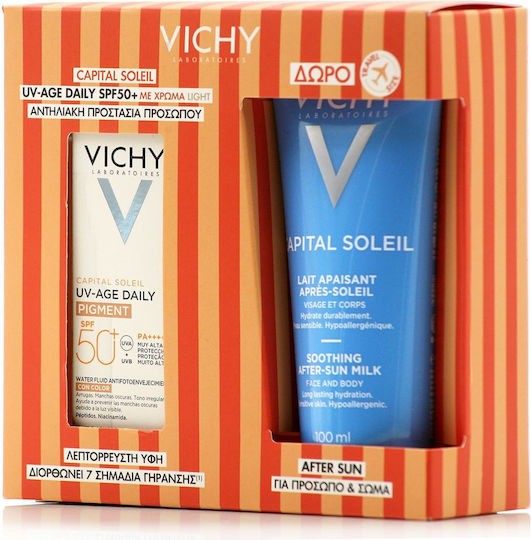 Φωτογραφία προϊόντος: Vichy Capital Soleil UV-AGE Daily Tinted Light SPF 50+ 40ml + Δώρο After Sun 100ml