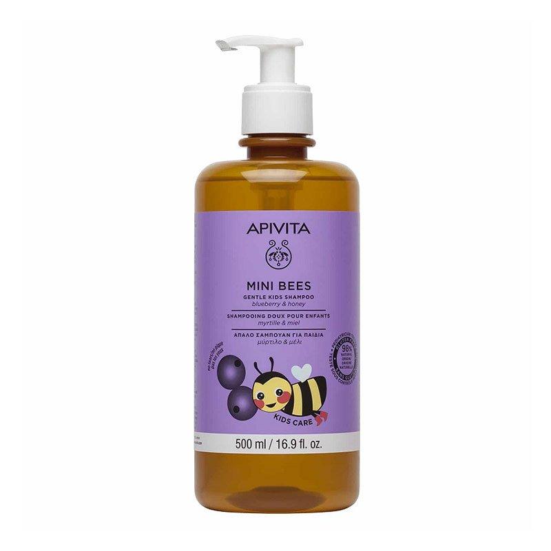 Φωτογραφία προϊόντος: APIVITA Mini Bees Απαλό Παιδικό Σαμπουάν με Μύρτιλο και Μέλι