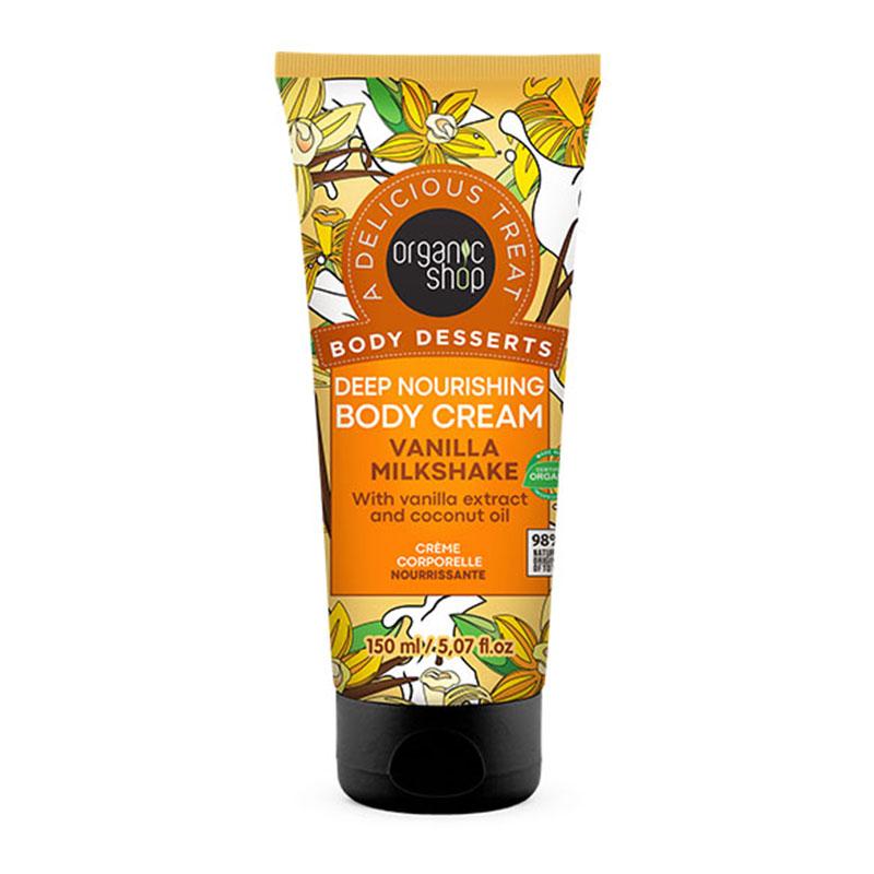 Φωτογραφία προϊόντος: Organic Shop Body Desserts Body Cream Vanilla Milkshake 150ml