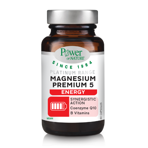 Φωτογραφία προϊόντος: Power Health Platinum Range Magnesium Premium 5 Energy 60 Κάψουλες