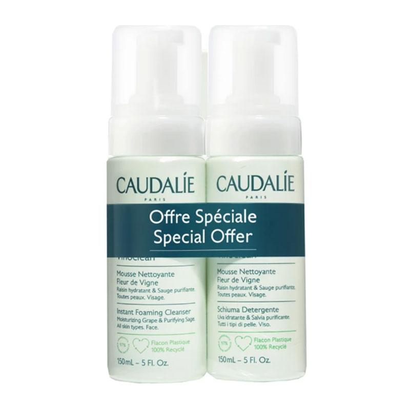 Φωτογραφία προϊόντος: Caudalie Vinoclean Instant Foaming Cleanser Αφρός Καθαρισμού Προσώπου 2x150ml