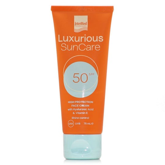Φωτογραφία προϊόντος: Intermed Luxurious Suncare Αντηλιακή Κρέμα Προσώπου SPF50 75ml