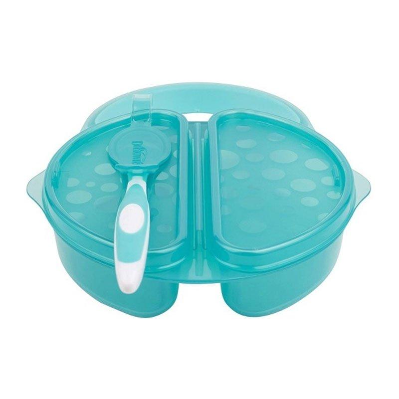 Φωτογραφία προϊόντος: Dr. Brown's Travel Fresh Bowl & Spoon Σετ Μπωλ Φαγητού με Καπάκι, Διαχωριστικό & Κουταλάκι 4m+ TF010