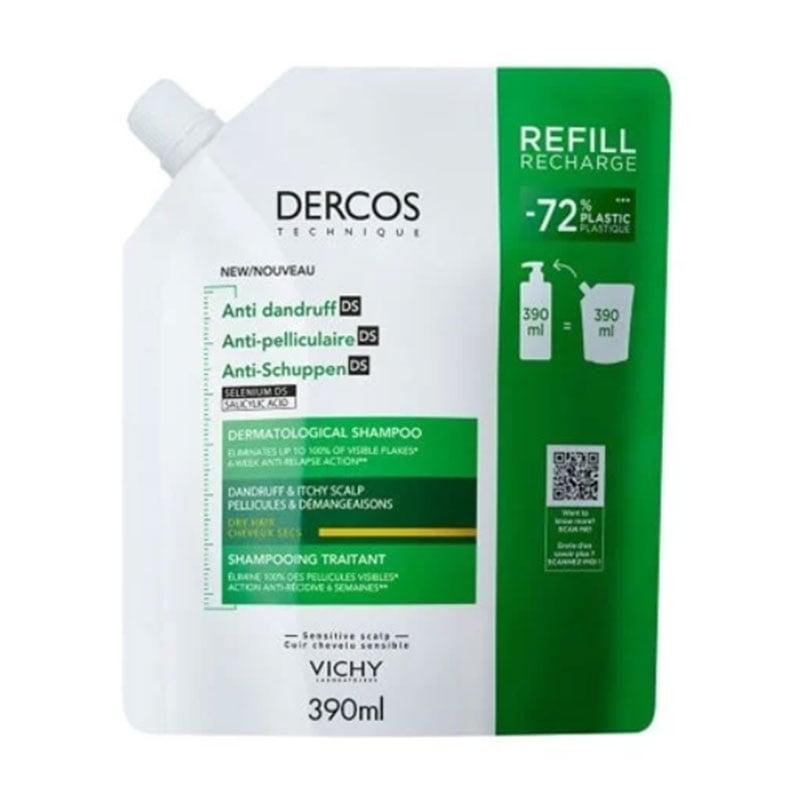 Φωτογραφία προϊόντος: Vichy Dercos DS Refill Σαμπουάν Κατά της Πιτυρίδας για Ξηρά Μαλλιά 390ml