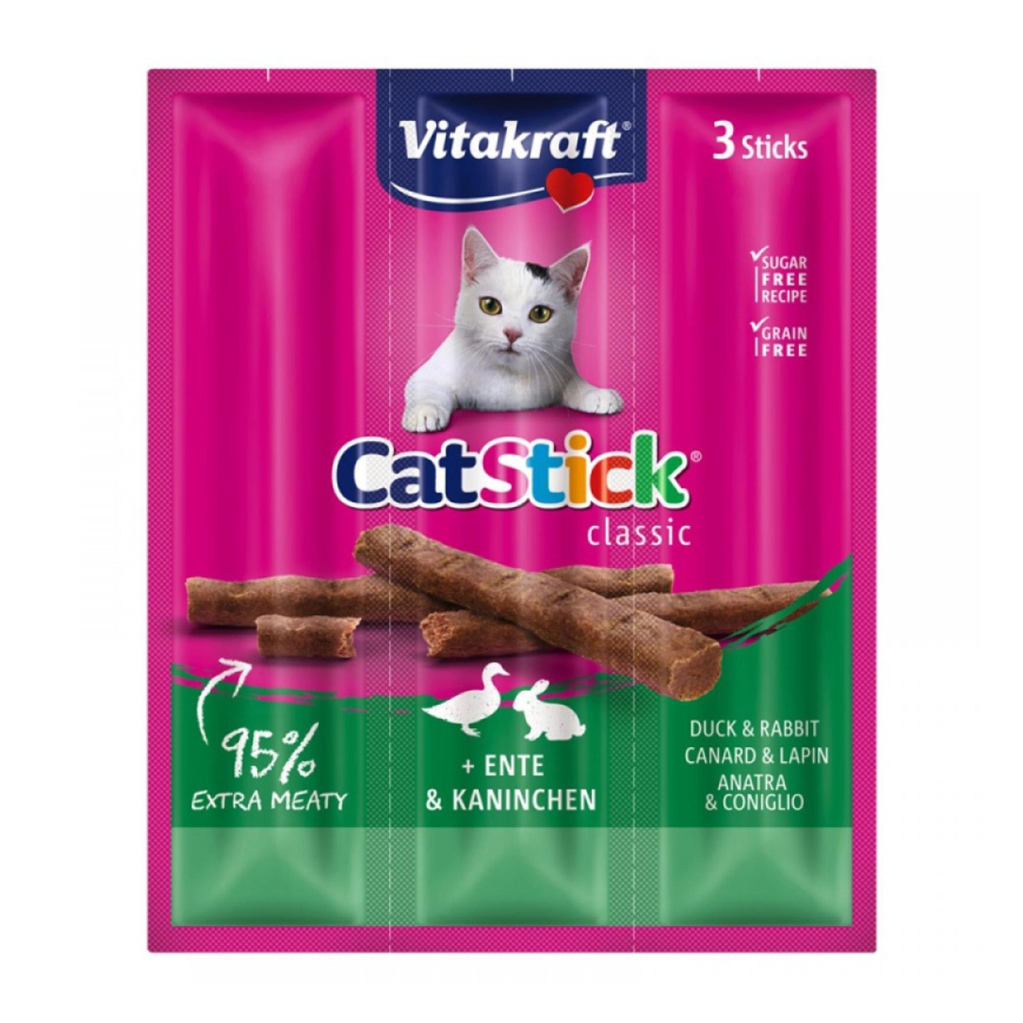 Φωτογραφία προϊόντος: Vitakraft Cat Sticks με Πάπια και Κουνέλι 18g – 3 τεμ.