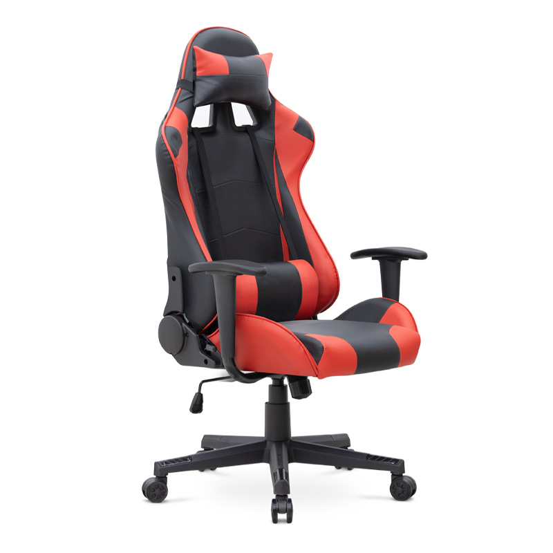 Φωτογραφία προϊόντος: Καρέκλα γραφείου Gaming Alonso Megapap από τεχνόδερμα, κόκκινη-μαύρη