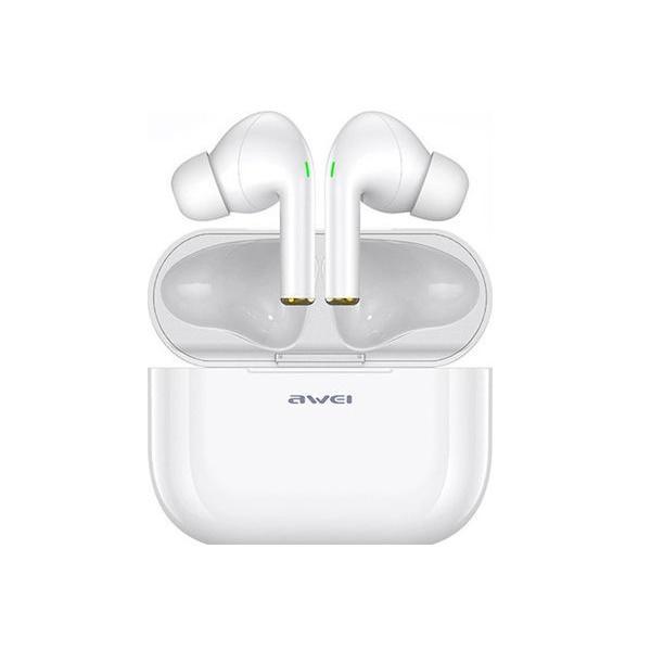 Φωτογραφία προϊόντος: OEM Awei T29 In-ear Bluetooth Handsfree Ακουστικά με Αντοχή στον Ιδρώτα και Θήκη Φόρτισης Λευκά