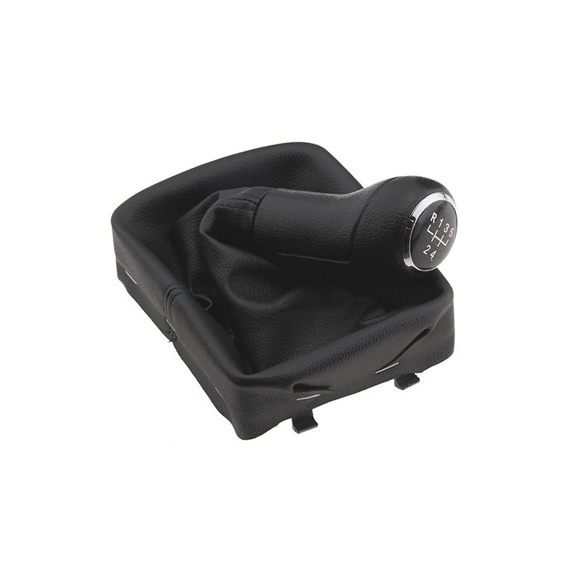 Φωτογραφία προϊόντος: VW Golf V 2007-2009 / Polo IV 2001-2012 πόμολο λεβιέ 5 ταχυτήτων με φούσκα μαύρο (OE 6Q1711113F) NTY
