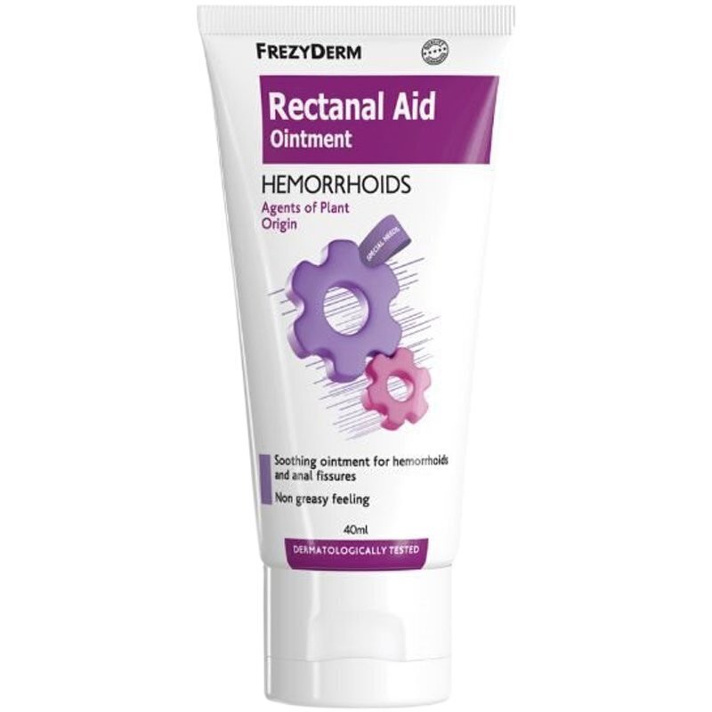 Φωτογραφία προϊόντος: Frezyderm Rectanal Aid Ointment Καταπραϋντική Aλοιφή για Αιμορροΐδες, 40ml