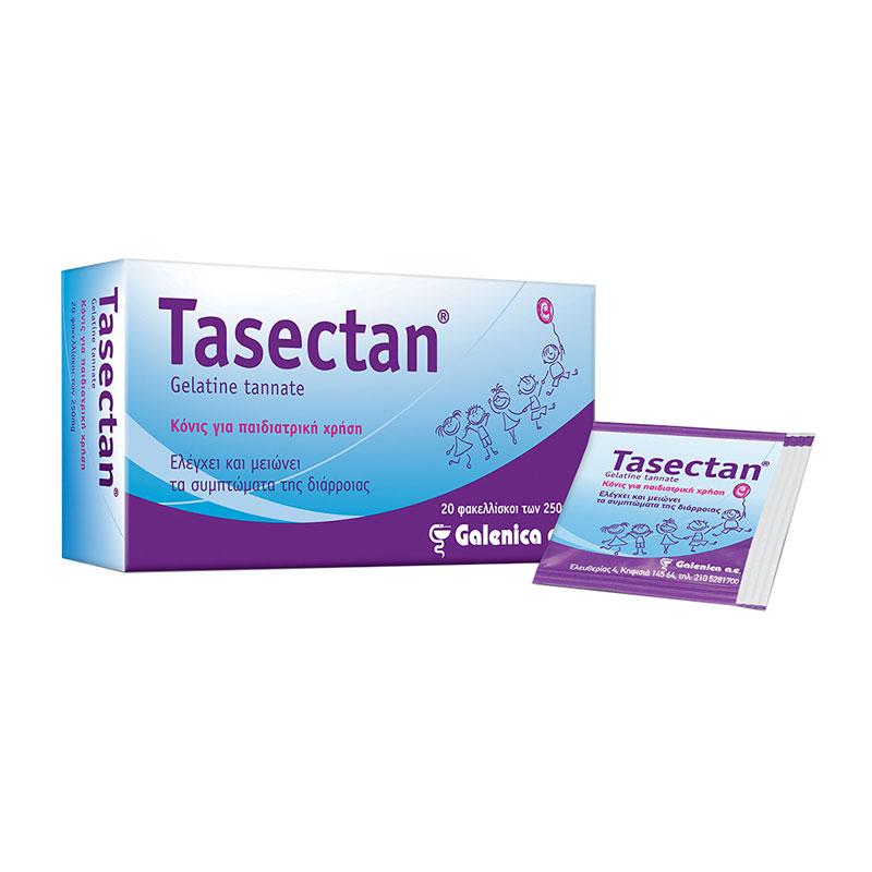 Φωτογραφία προϊόντος: GALENICA Tasectan Gelatine tannate 250 mg Σκόνη για παιδιατρική χρήση 20 sachets