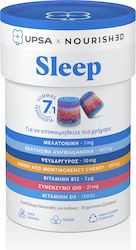 Φωτογραφία προϊόντος: Upsa Nourished Sleep Gummies για Χαλάρωση & Ήρεμο Ύπνο 30gummies