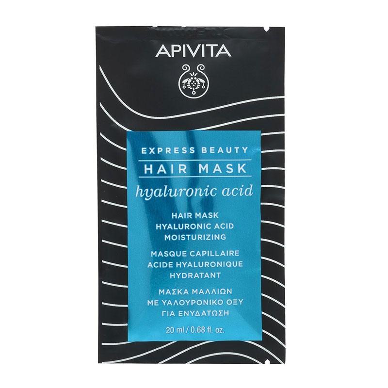Φωτογραφία προϊόντος: Apivita Hyaluronic Acid Μάσκα Μαλλιών για Ενυδάτωση 20ml