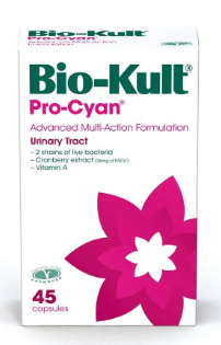 Φωτογραφία προϊόντος: PROTEXIN BIO-KULT Pro-Cyan Προηγμένη Φόρμουλα Προβιοτικών Τριπλής Δράσης για την Ενίσχυση της Υγείας του Ουροποιητικού Συστήματος, 45caps