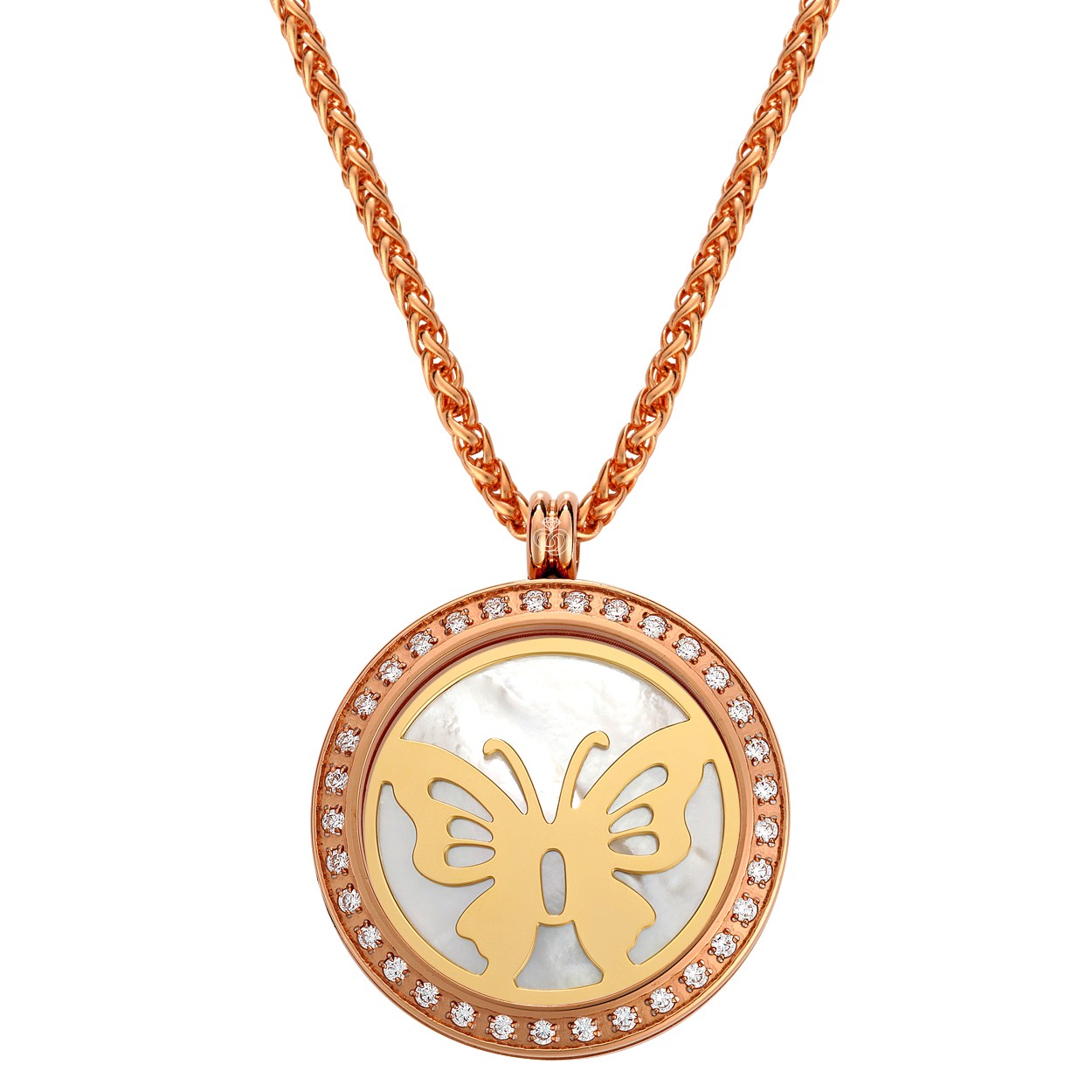 Φωτογραφία προϊόντος: Κολιέ LOCKITS “MOP WITH BUTTERFLY” 33 mm insert charm, ατσάλι 316L (MPN: AK33S-982501279G1)