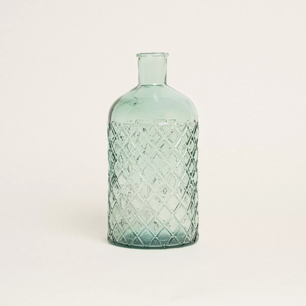 Φωτογραφία προϊόντος: Beauty Home ΒΑΖΟ ΜΕ ΡΟΜΒΟΥΣ 13,5 x 28 cm Χρώμα: Πράσινο