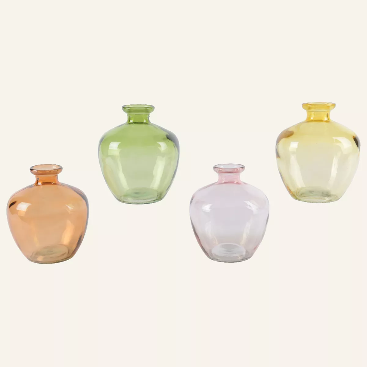 Φωτογραφία προϊόντος: Beauty Home Γυάλινο Βάζο 14 x 16 cm Χρώμα: Πορτοκαλί
