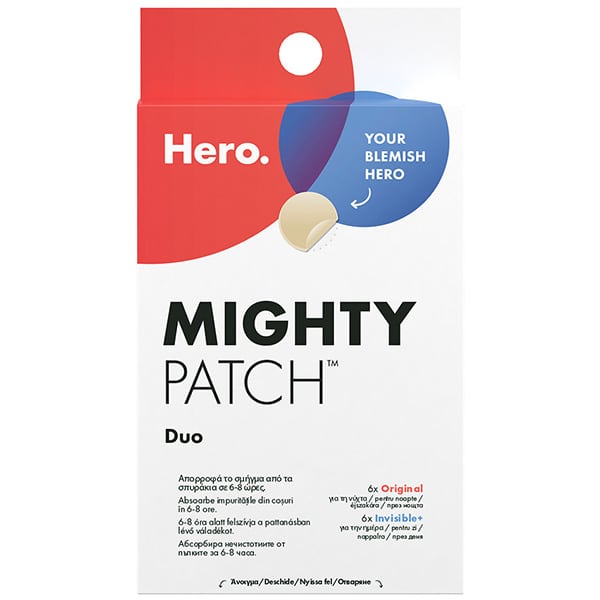 Φωτογραφία προϊόντος: HERO Mighty Patch Duo Anti-Pimple Επιθέματα για Σπυράκια, 12τεμ