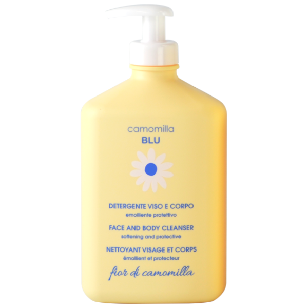 Φωτογραφία προϊόντος: CAMOMILLA BLU Fior di Camomilla Face & Body Cleanser Υγρό Καθαρισμού Προσώπου & Σώματος για Θρέψη, 500ml