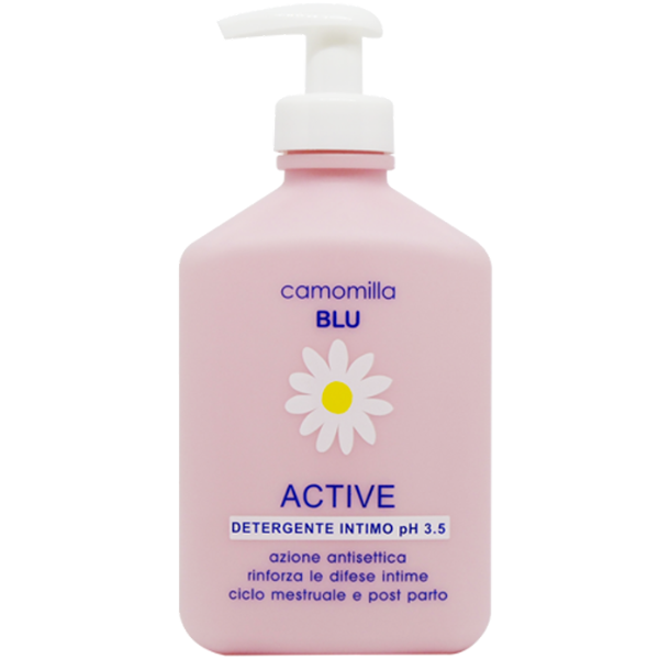 Φωτογραφία προϊόντος: CAMOMILLA BLU Active Intimate Wash Υγρό Καθαρισμού Eυαίσθητης Περιοχής pH3.5, 300ml