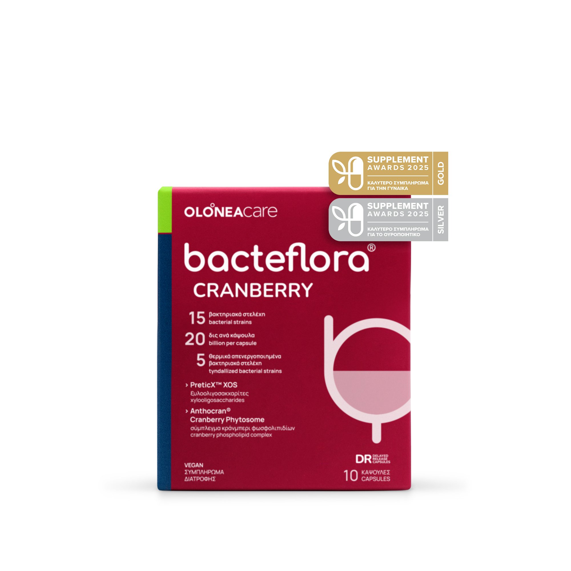 Φωτογραφία προϊόντος: OLONEA BacteFlora Cranberry, 10caps