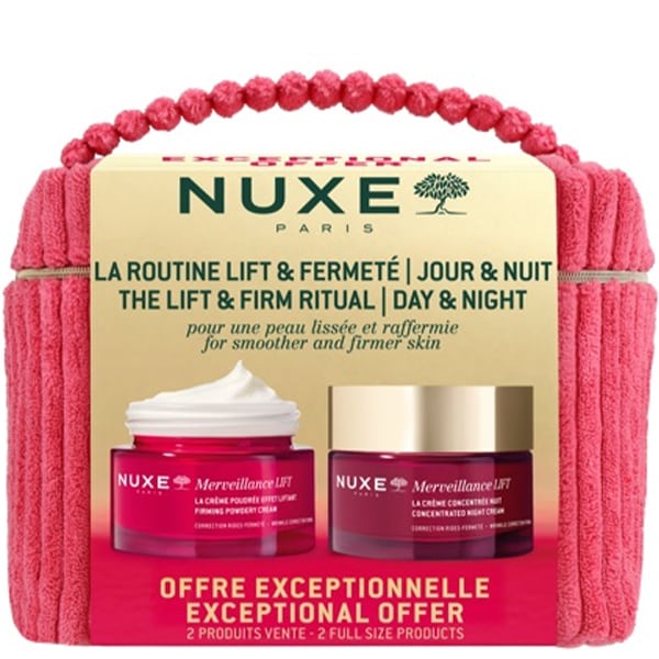 Φωτογραφία προϊόντος: NUXE The Lift & Firm Ritual Day & Night Promo Merveillance Lift Firming Powdery Cream Συσφικτική Κρέμα Προσώπου, 50ml & Merveillance Lift Nuit Cream Συμπυκνωμένη Κρέμα