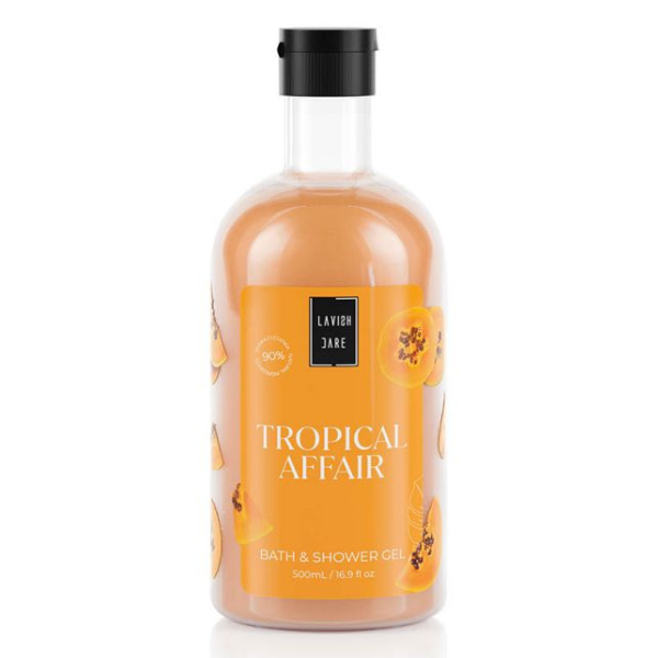 Φωτογραφία προϊόντος: LAVISH CARE Bath &amp; Shower Gel Tropical Affair Αφρόλουτρο, 500ml