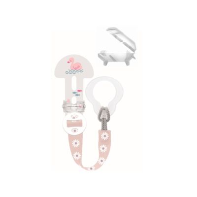 Φωτογραφία προϊόντος: Mam Clip it! &amp;Cover Κλιπ Πιπίλας 0m+ με Ενσωματωμένη Θήκη για τη Θηλή, 1 τεμάχιο - ΡΟΖ
