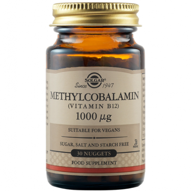 Φωτογραφία προϊόντος: SOLGAR METHYLCOBALAMIN B12 1000μg 30NUGGETS