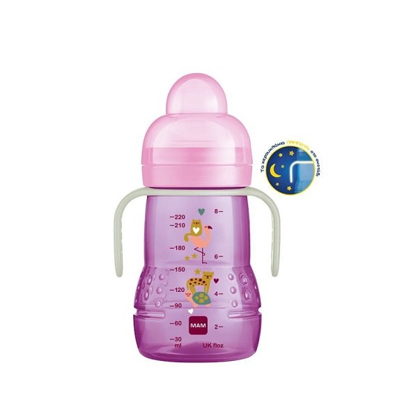Φωτογραφία προϊόντος: MAM ΜΠΙΜΠΕΡΟ TRAINER + NIGHT 220ML 4+ ΜΗΝΩΝ - ΜΩΒ