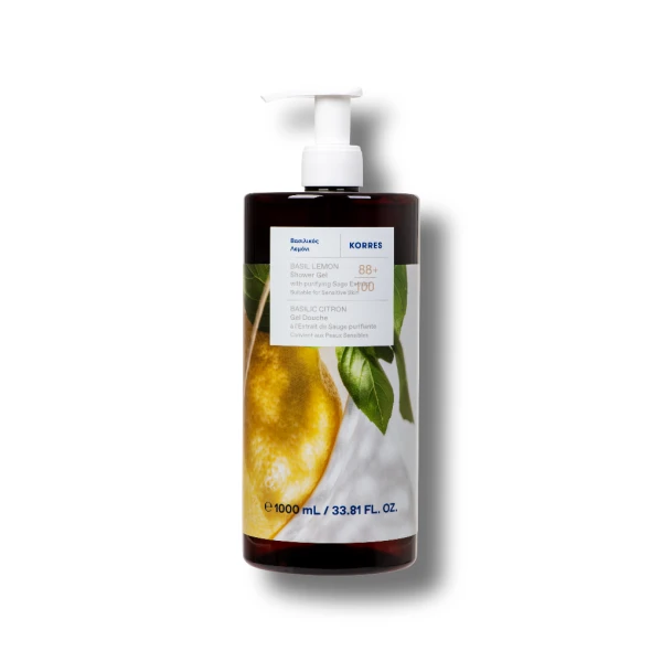 Φωτογραφία προϊόντος: KORRES Renewing Body Cleanser Aναζωογονητικό Αφρόλουτρο με Άρωμα Βασιλικός &amp; Λεμόνι, 1000ml