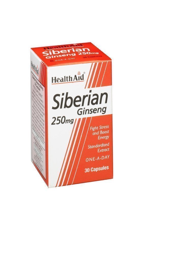 Φωτογραφία προϊόντος: HEALTH AID Siberian Ginseng 250mg, 30 caps