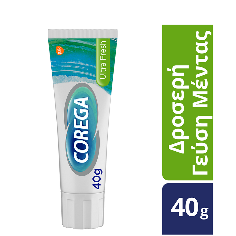 Φωτογραφία προϊόντος: COREGA Ultra Fresh Στερεωτική Κρέμα Οδοντοστοιχιών 40gr