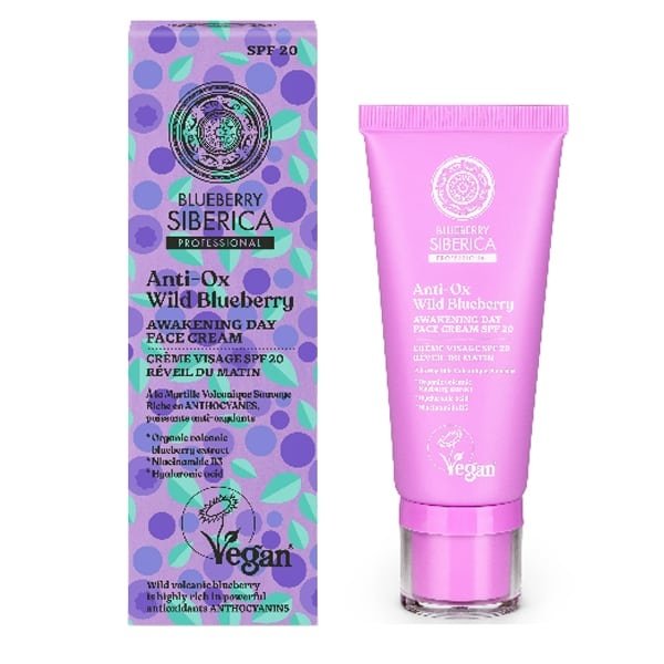 Φωτογραφία προϊόντος: NATURA SIBERICA Anti-OX Wild Blueberry Awakening Day Face Cream Αναζωογονητική Κρέμα Ημέρας, 50ml