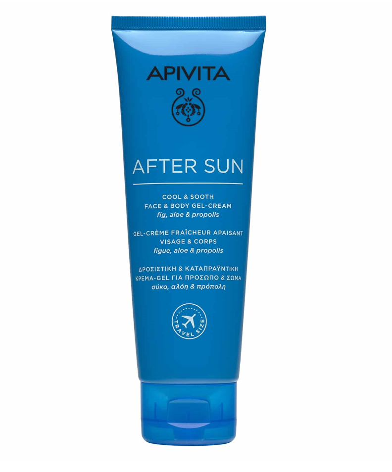 Φωτογραφία προϊόντος: APIVITA After Sun Cool &amp; Sooth Face &amp; Body Gel Cream Δροσιστική Κρέμα Gel για Πρόσωπο &amp; Σώμα με Σύκο, Αλόη &amp; Πρόπολη, 100ml