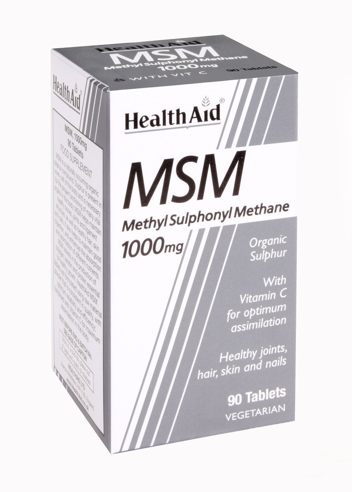 Φωτογραφία προϊόντος: HEALTH AID Msm 1000mg with Vitamin C, 90 tabs
