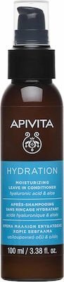 Φωτογραφία προϊόντος: APIVITA Hydration Moisturizing Leave In Conditioner Μαλακτική Κρέμα Μαλλιών Χωρίς Ξέβγαλμα, 100ml