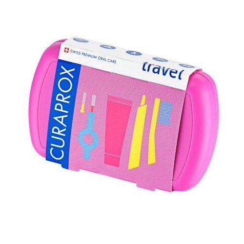 Φωτογραφία προϊόντος: CURAPROX Be You Travel Set 0121, Πακέτο Στοματικής Υγιεινής Ταξιδίου, Ροζ