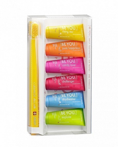 Φωτογραφία προϊόντος: CURAPROX [BE YOU.] Six Taste Pack 6 mini οδοντόκρεμες 10ml + CURAPROX Οδοντόβουρτσα Ultra Soft CS 5460