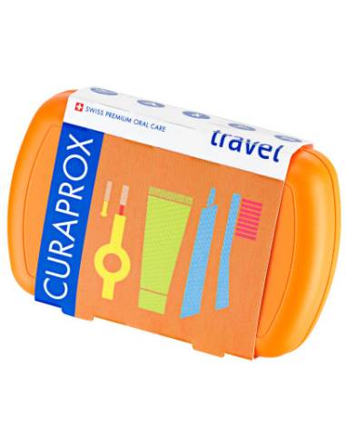 Φωτογραφία προϊόντος: CURAPROX Be You Travel Set, Πακέτο Στοματικής Υγιεινής Ταξιδίου, Πορτοκαλί