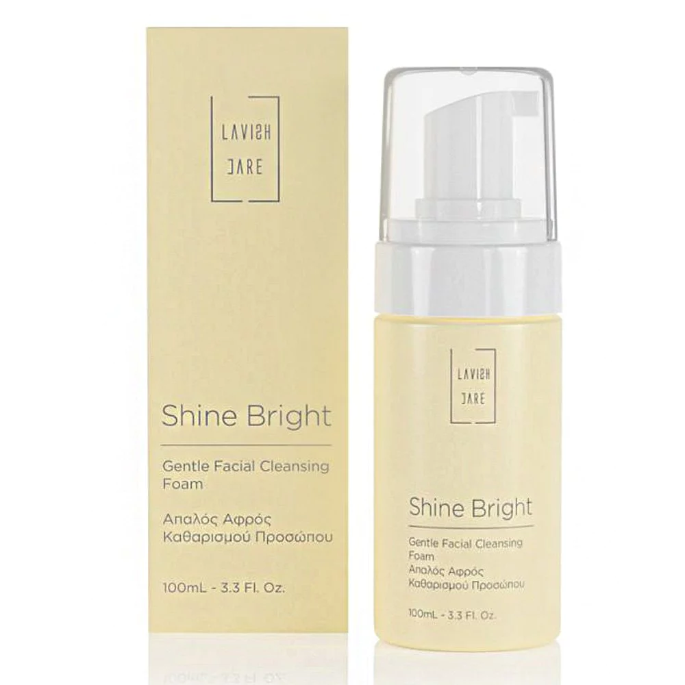 Φωτογραφία προϊόντος: Lavish Care Shine Bright Gentle Facial Cleansing Foam- Απαλός Αφρός Καθαρισμού Προσώπου 100ml