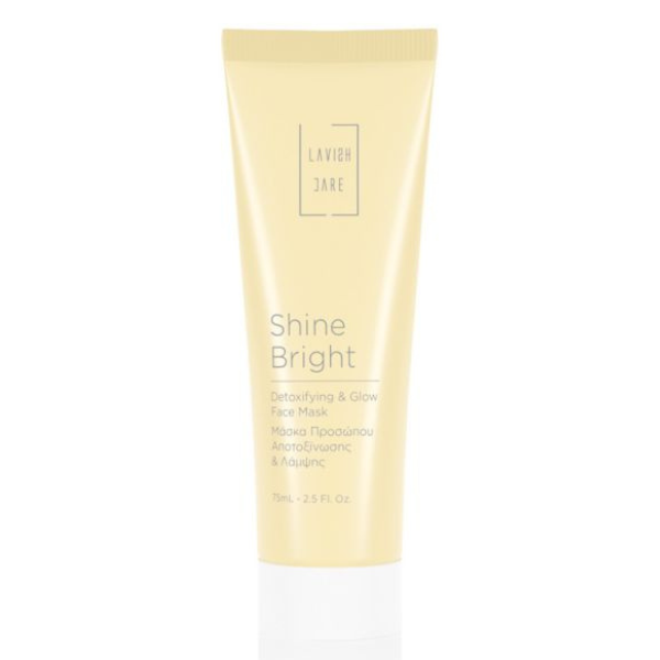 Φωτογραφία προϊόντος: LAVISH CARE Shine Bright Detoxifying &amp; Glow Face Mask Μάσκα Προσώπου για Αποτοξίνωση &amp; Λάμψη 75ml