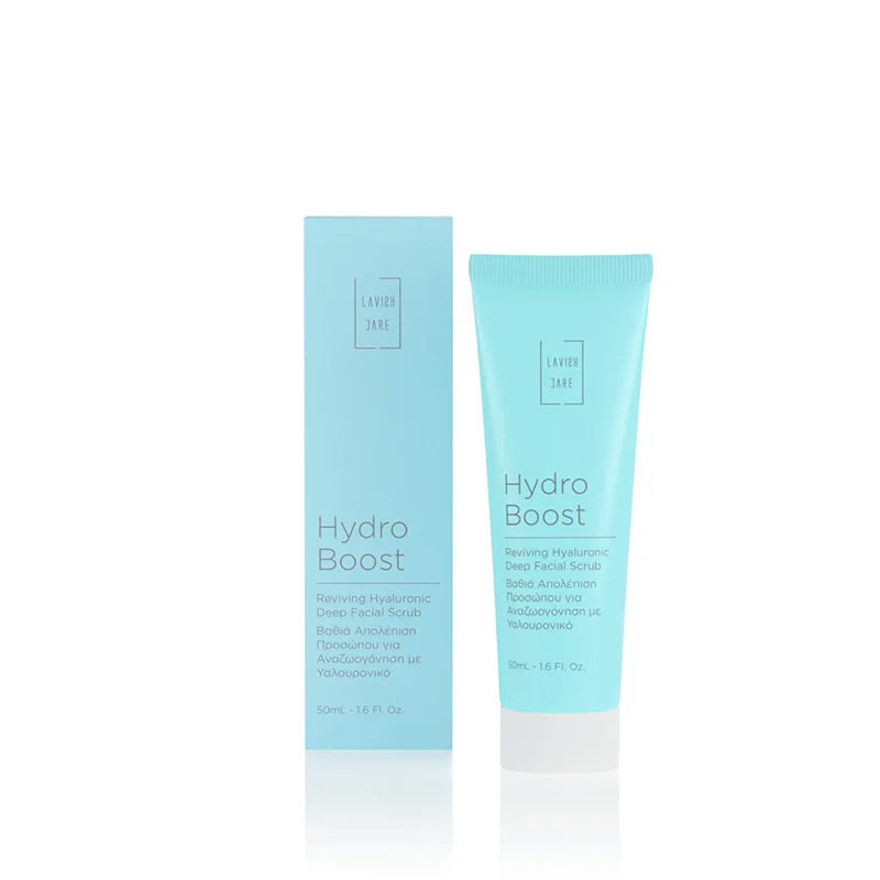 Φωτογραφία προϊόντος: LAVISH CARE Hydro Boost Reviving Hyaluronic Deep Facial Scrub Bαθιά Απολέπιση Προσώπου με Υαλουρονικό, 50ml