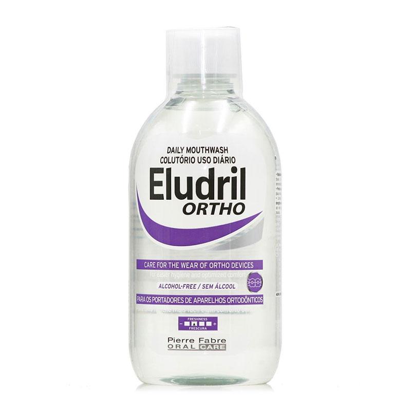 Φωτογραφία προϊόντος: ELGYDIUM Eludril Ortho Στοματικό Διάλυμα για Άτομα με Ορθοδοντικούς Μηχανισμούς Χωρίς Αλκοόλ, 500ml