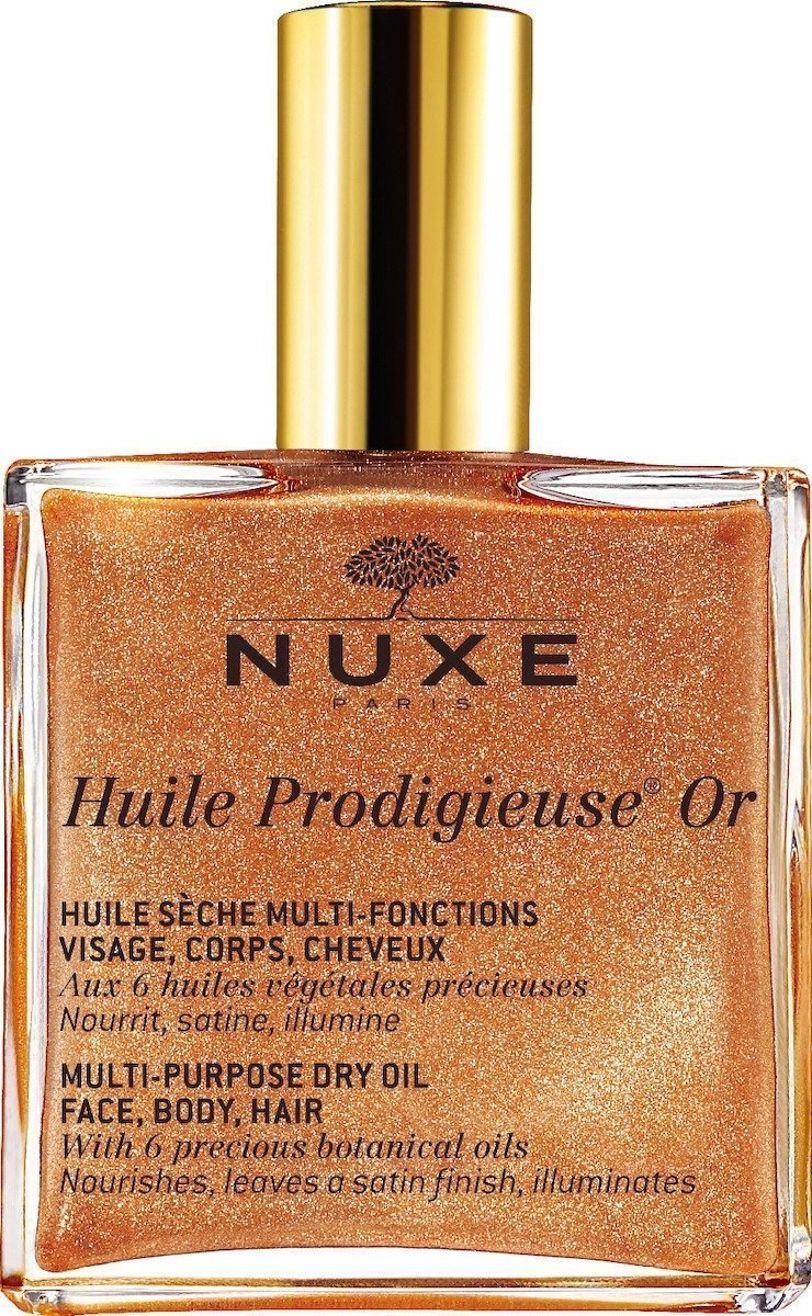 Φωτογραφία προϊόντος: NUXE Huile Prodigieuse Or Ιριδίζον Ξηρό Λάδι Ενυδάτωσης για Πρόσωπο, Σώμα &amp; Μαλλιά, 100ml