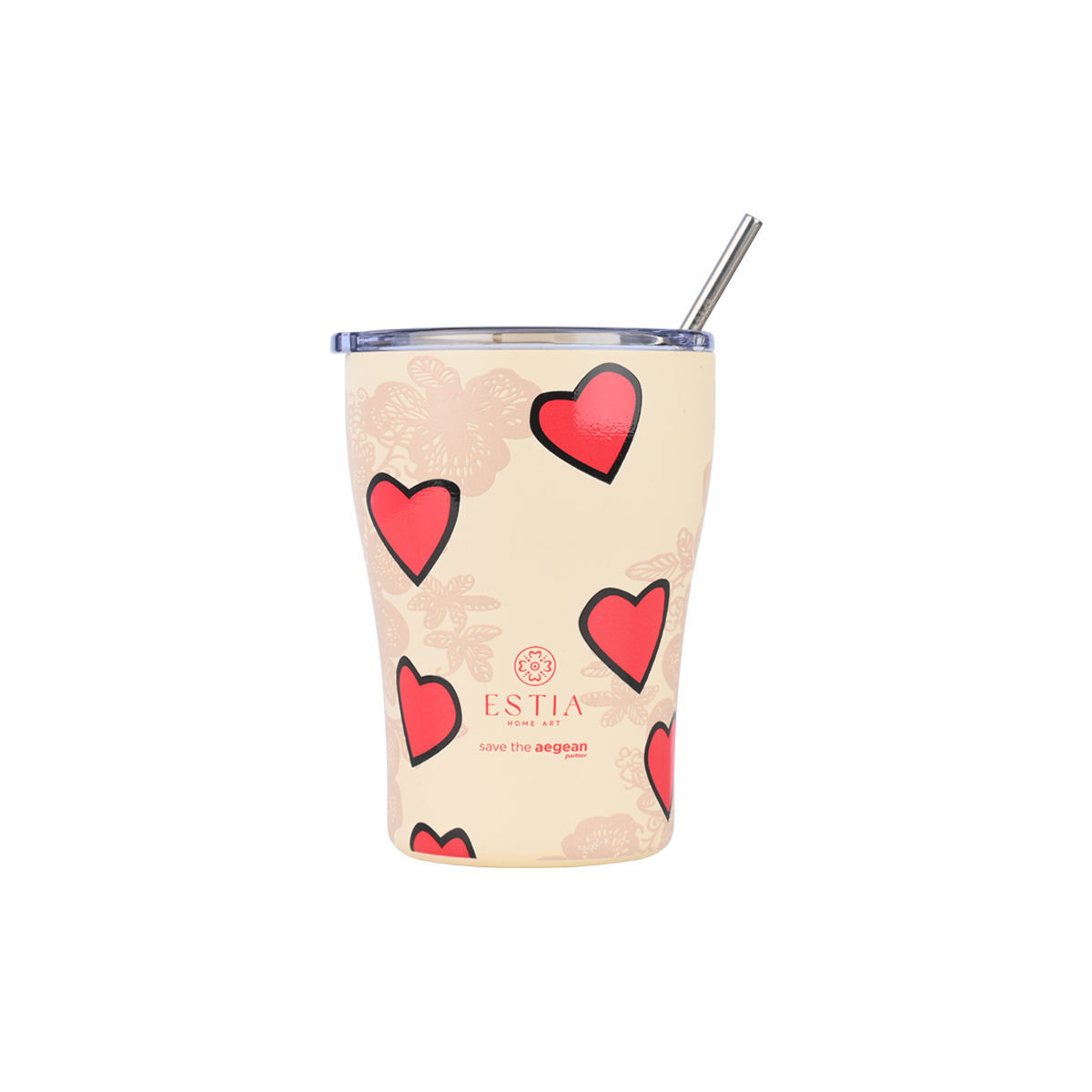 Φωτογραφία προϊόντος: ESTIA HOME ESTIA ΘΕΡΜΟΣ COFFEE MUG SAVE THE AEGEAN 350ml TENDER LACE