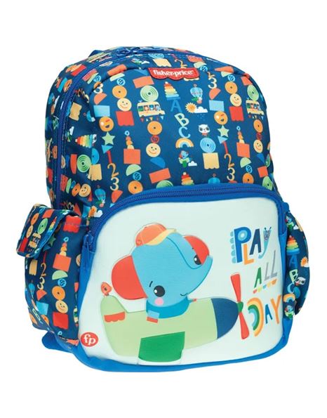 Φωτογραφία προϊόντος: Σακίδιο πλάτης Fisher-Price νηπιαγωγείου με σχέδιο ελεφαντάκι