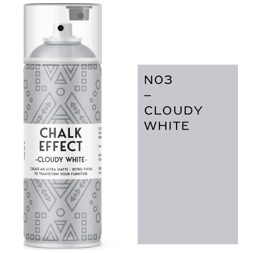 Φωτογραφία προϊόντος: COSMOS LAC Σπρέι COSMOS Chalk Effect Ν3 CLOUDY WHITE - ΓΡΚΙ 400ml