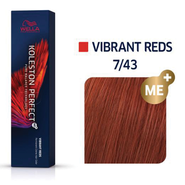 Φωτογραφία προϊόντος: Wella Koleston Perfect Me+ 7/43 Vibrant Reds 60ml