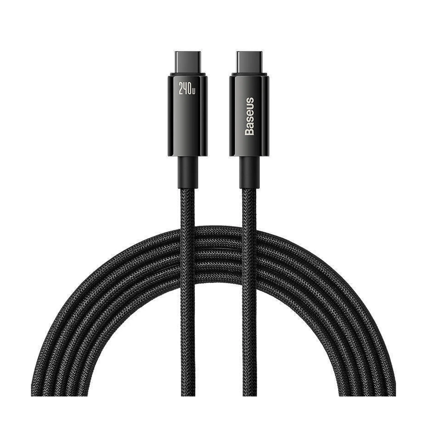 Φωτογραφία προϊόντος: Baseus Tungsten Gold USB 2.0 Μαύρο Καλώδιο USB-C 240W - 3m